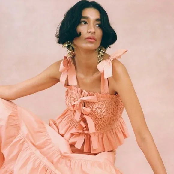 NEW Ulla Johnson Faye Tank in Peony - Picture 3 of 6